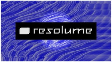 [Resolume Generative Tutorial] 11 - Liquid Sphere