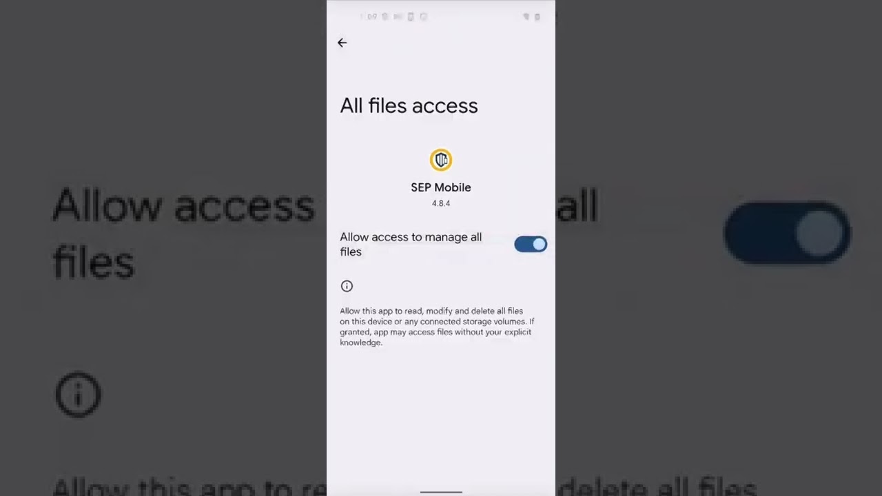 SEP Mobile background location