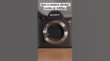 How a camera shutter works (in slow motion)