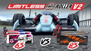 Arrma Limitless V2 | 6S vs 8S Speed Runs!!