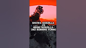 Showa Godzilla vs Heisei Godzilla #godzilla#heiseigodzilla #showagodzilla