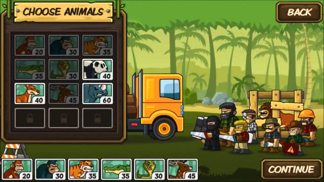 Lumberwhack: defend the wild for iOS iPad & iPod. games people play