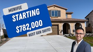 Menifee Next Gen Home For Sale - Canyon View - Lennar - $782k+ - 4,134Sqft - 5bd - 3 Bay Garage