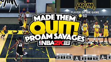 NBA 2K18 Pro Am | Made Them Quit! with StaxMontana JuiceMan and DmanUnt2014