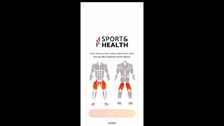 Using the Sport and Health App to Prevent Muscle Damage screenshot 2
