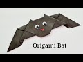 Origami BAT | How to make Paper BAT | Diary Of Origami