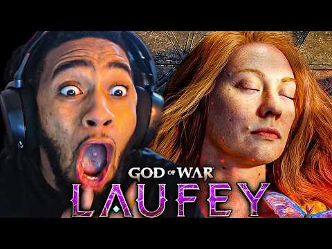 FAYE GOT ME SCREAMING... (No Pause) // God of War Laufey Gameplay Reveal Trailer Reaction!!!