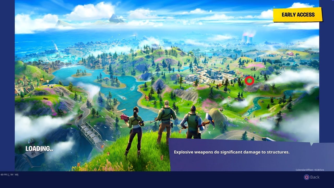 Fortnite Chapter 2 Week 1 - Search hidden F found in the New World loading screen