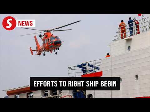 Underwater video captures capsized Indonesian passenger ship, 129 still missing