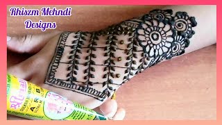 Stylish Mehndi Design For Eid|Easy Mehndi Design For Hands|Rhiszm Mehndi Designs