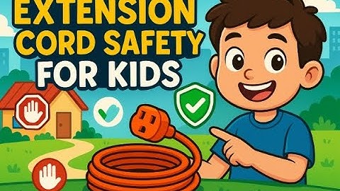 Extension Cord Safety ⚡️🦸‍♂️ Stay Safe and Smart!
