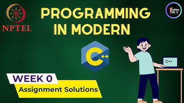 NPTEL Programming In Modern C++ Week 0 Quiz Assignment Solution | July 2023 | IIT Kharagpur