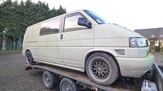 Abandoned VW T4 gets a new life?....