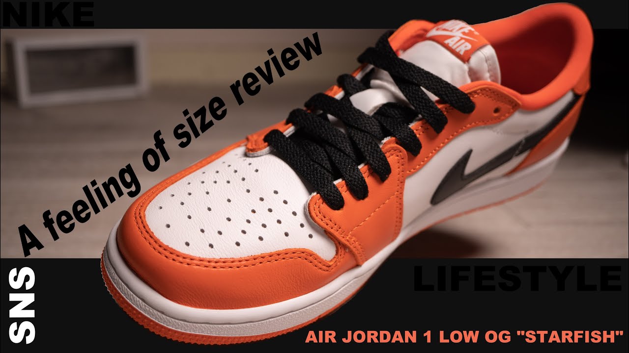 ★NIKE★送関込★UR確定★発売前から話題のスターフィッシュ★ 第58弾】ミカン⁉ NIKE AIR JORDAN 1 LOW OG