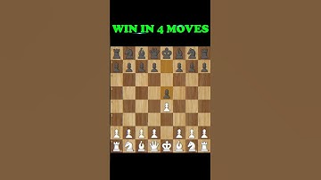 WIN IN 4 Moves at CHESS!🫣♟ #shorts #chess #lichesstitledarena #chessgame  #puzzle