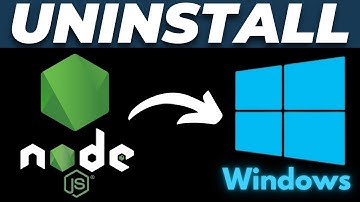How to Completely Uninstall Node JS from Windows 10/11