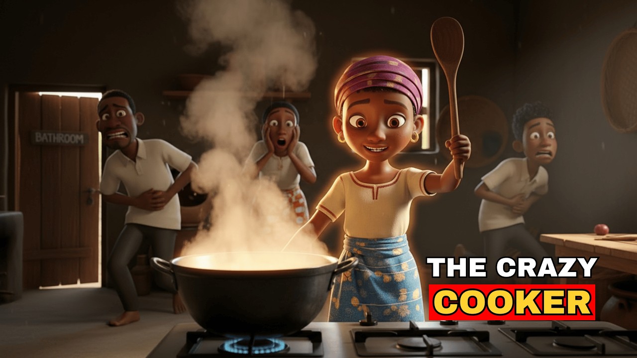 Little Girl's Magic Pot Made Whole Family Run for Toilet! 😱🤣 You Won't Believe Why #africanfolktales