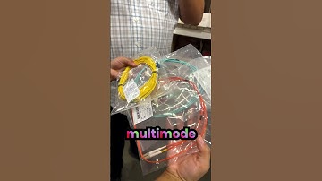 Difference between single mode & multimode! #Shorts