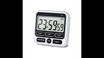 LCD Digital Kitchen Timer Magnet Alarm Clock 24hs Countdown Timer Time Reminder Baking Timer