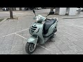 Đi bộ xung quanh và tham quan và khởi động và âm thanh ống xả Honda PS150I đời 20 năm tuổi