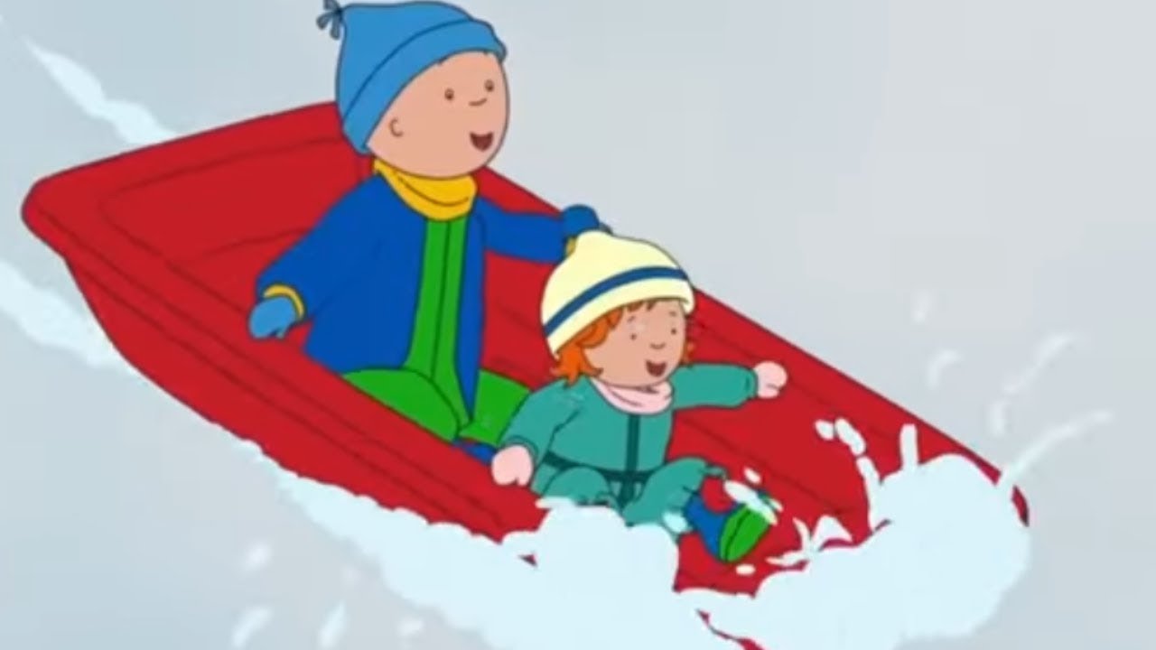 Eerste Keer Sleeën | Caillou Nederlands - WildBrain