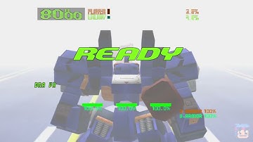 Cyber Troopers Virtual-On: Oratorio Tangram - Enter BIGMACHINE (Arcade Mode Playthrough)