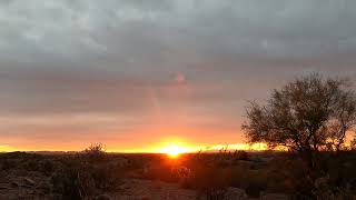 Gold Canyon, Arizona Sunset Time Lapse -- January 10th, 2023