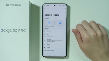 Motorola Edge 60 Pro: How to Find Screen Recorder Settings