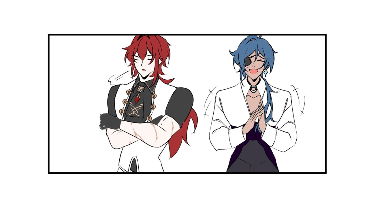 Luckae/Kaeluc Tender Moment , Genshin Impact Parody