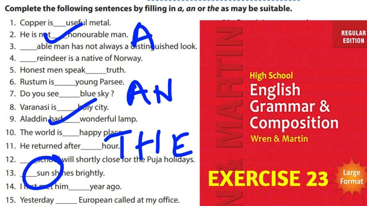 wren-and-martin-english-grammar-exercise-23-solution-articles-test