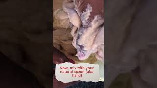 Magwinya~Poff Poff~African doughnut #shorts #deepfrying #food