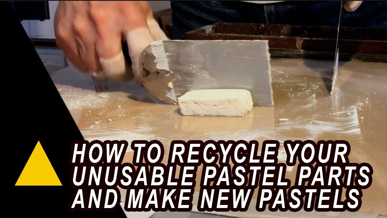 Learn how to recycle unusable pastel parts and make new pastels. YouTube