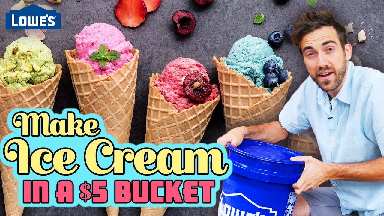 How to Make Homemade Ice Cream in a $5 Bucket 