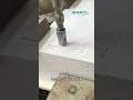 To cut thick EVA a water jet is still needed#Water jet#Water jet cutting machine#Water cut