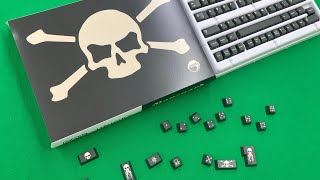 Unboxing GMK Boneyard Keycaps.  ABS Cherry Profile Mechanical Keyboard Keycaps From UNIQEY.