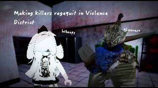Looping and making killers rage quit in Violence District