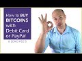 Buy bitcoin with credit card no ID verification (4 ways ...