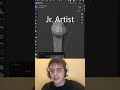 Jr vs Sr Artist: make anything a sphere #blendertutorial #blender #blendercommunity #blender3d #b3d