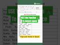 Trim function in Excel 📊 | @intelkeenskills #shortsvideo