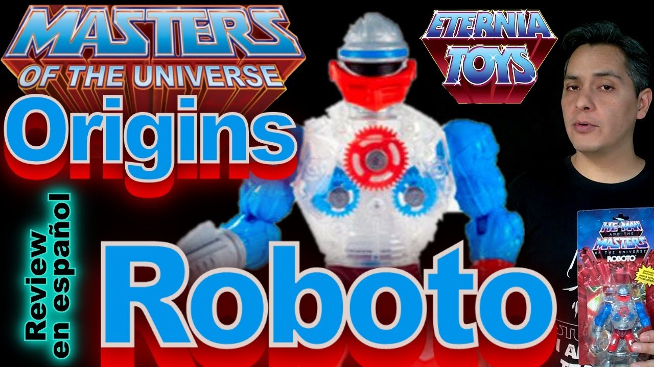 Roboto Masters of the universe ORIGINS Review en español Eternia Toys