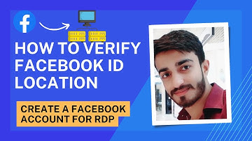 How To Create Facebook Account For Rdp | How To Verify Facebook Id Location #inamabbasi
