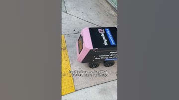 Delivery robots in America. Future is here 😱 #shorts #technology