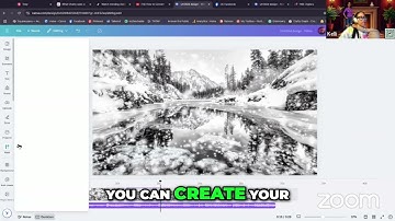 Create Stunning Snow Animations Using Canva!