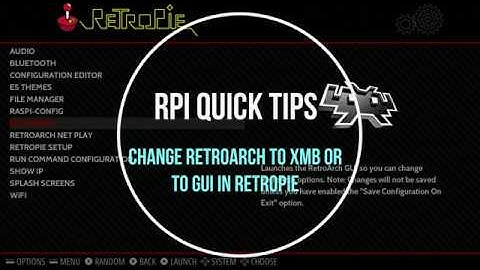 How to Change Retroarch to XMB Menu in Retropie (Or to GUI)-RPi Quick Tips