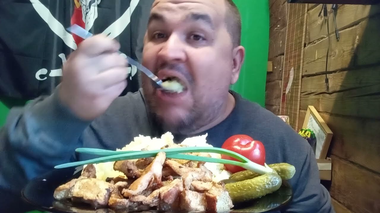 Обжор - картофан со шкварками