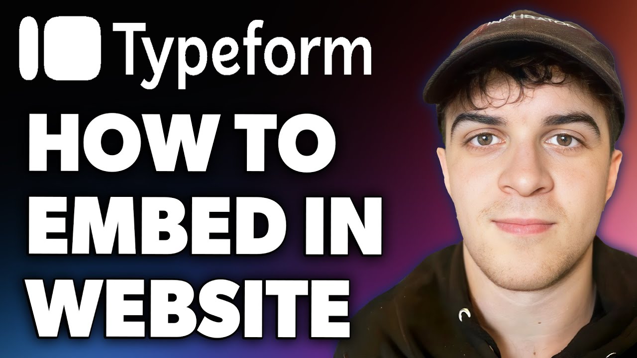 How to Embed Typeform in Website (Full 2024 Guide) - YouTube