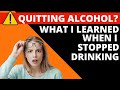 What I learned when I stopped drinking alcohol
