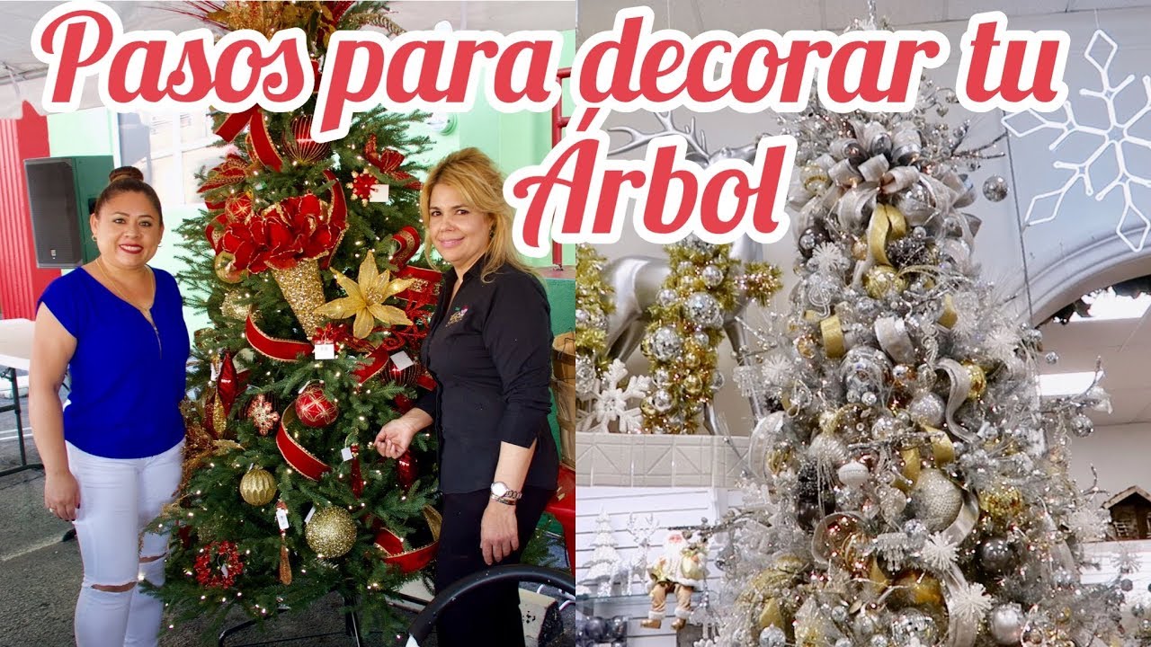 COMO DECORAR EL ÁRBOL NAVIDAD //PASOS FACIL Y RAPIDOS 