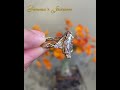 Custom Made Floral Inspired Engagement Ring  #jewelry #designergemjewels #ring #diamond#custom