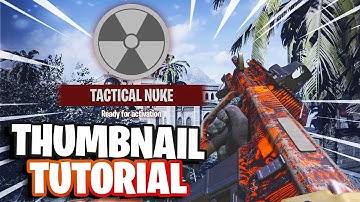 How To Make Modern Warfare Thumbnails - Free Modern Warfare Thumbnail Tutorial Pack